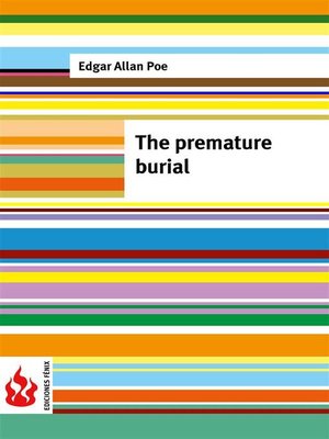 cover image of The premature burila (low cost). Limited edition